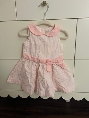 Hope Baby Pink Peter Pan Collar One-Piece Bodysuit Dress